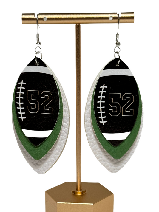 Football Earrings